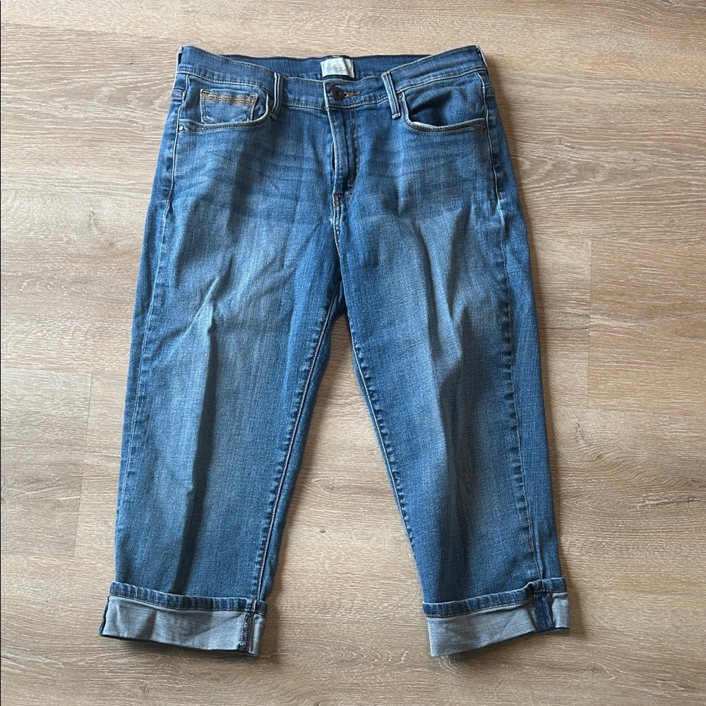 Levi's 515 Capris Blue Denim Capris size 8